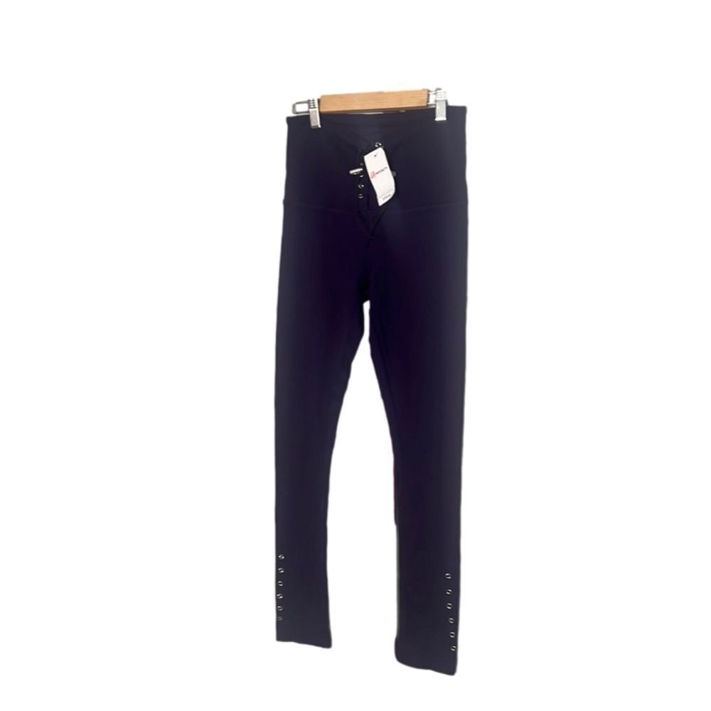 LA SOCIETY PURPLE NWT‎ LACEUP FRONT LEGGINGS SIZE S